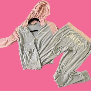 Juicy Couture Terry Cloth Tracksuit Size Small